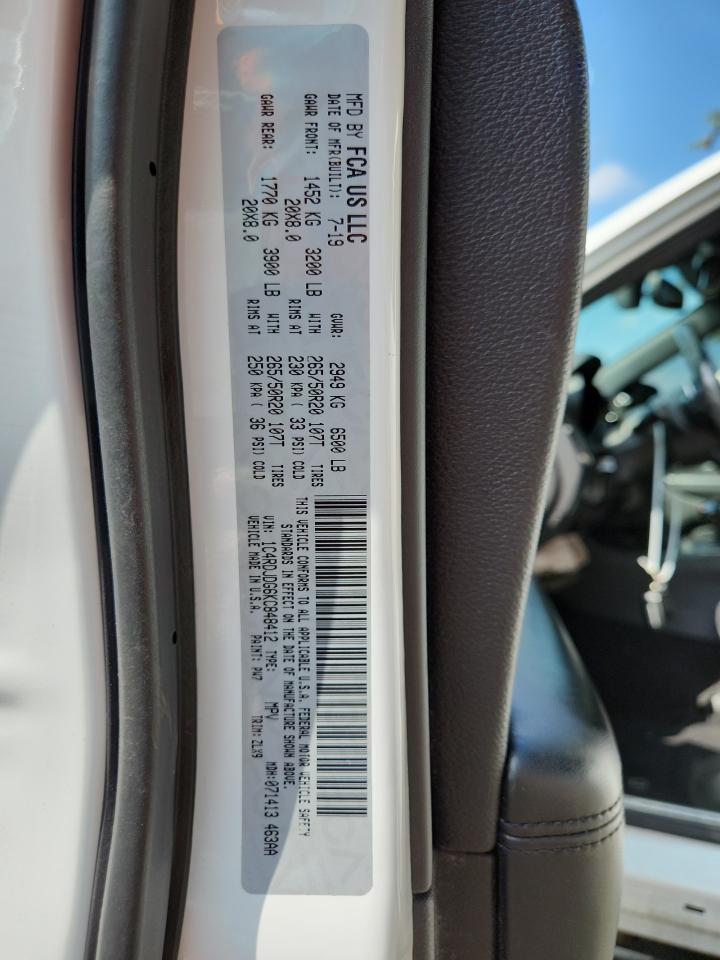 2019 Dodge Durango Gt VIN: 1C4RDJDG6KC848412 Lot: 66179995