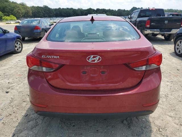Sedans HYUNDAI ELANTRA 2015 Red