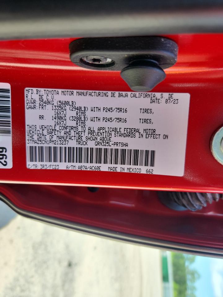 2023 Toyota Tacoma Double Cab VIN: 3TMAZ5CN1PM213237 Lot: 64277775