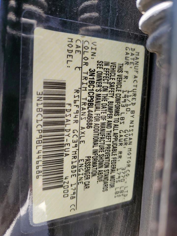2011 Nissan Versa S VIN: 3N1BC1CP9BL446686 Lot: 64363695