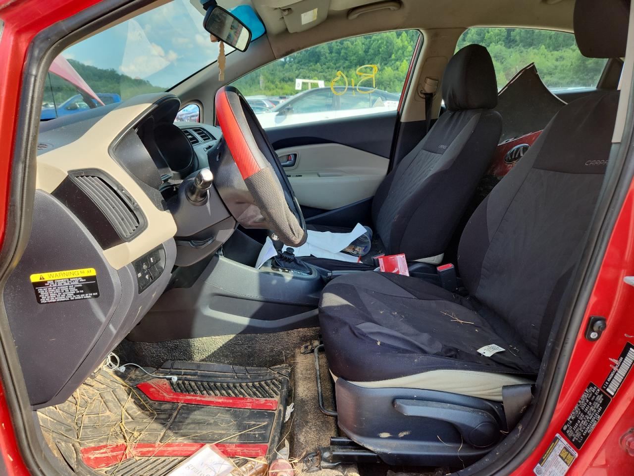 2013 Kia Rio Lx VIN: KNADM5A39D6281484 Lot: 62899685