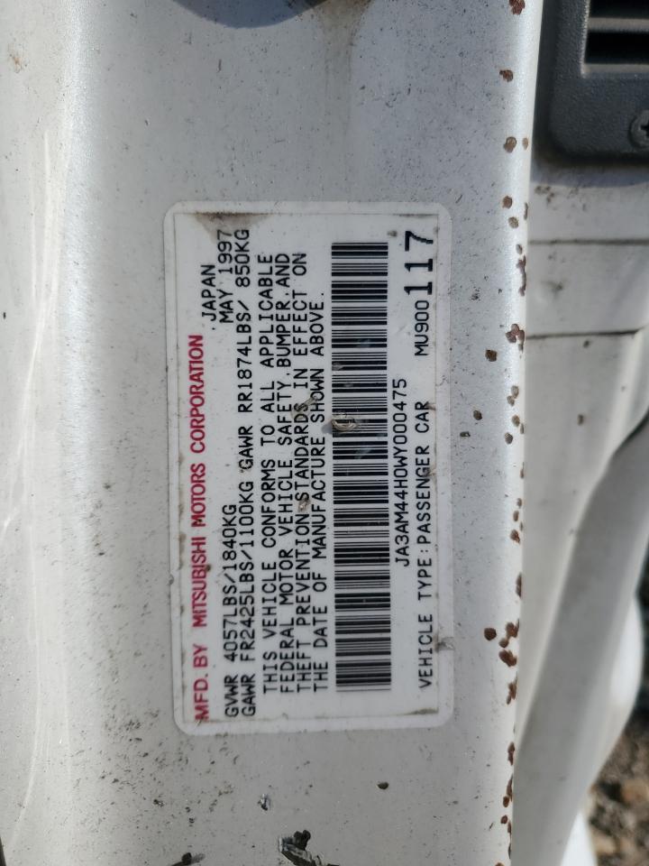 ja3am44h0wy000475 JA3AM44H0WY000475 1998 Mitsubishi 3000 Gt