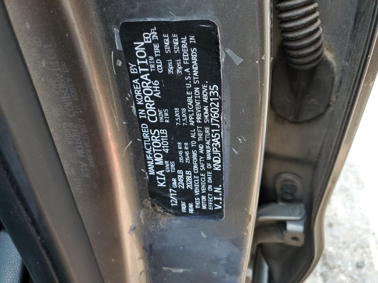 2017 Kia Soul VIN: KNDJN2A28H7487291 Lot: 65031475