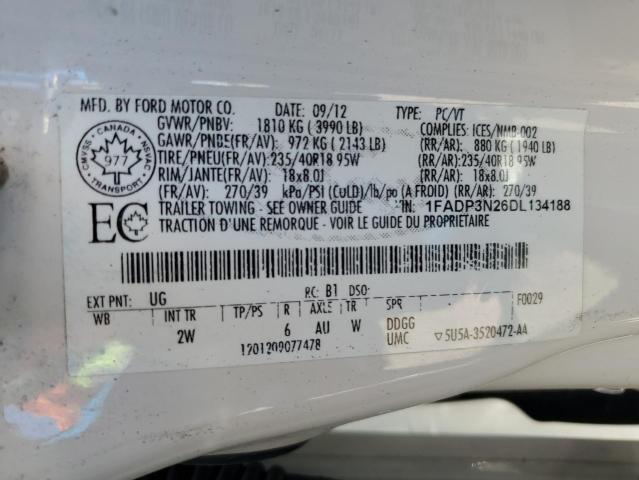 2013 FORD FOCUS TITANIUM  
