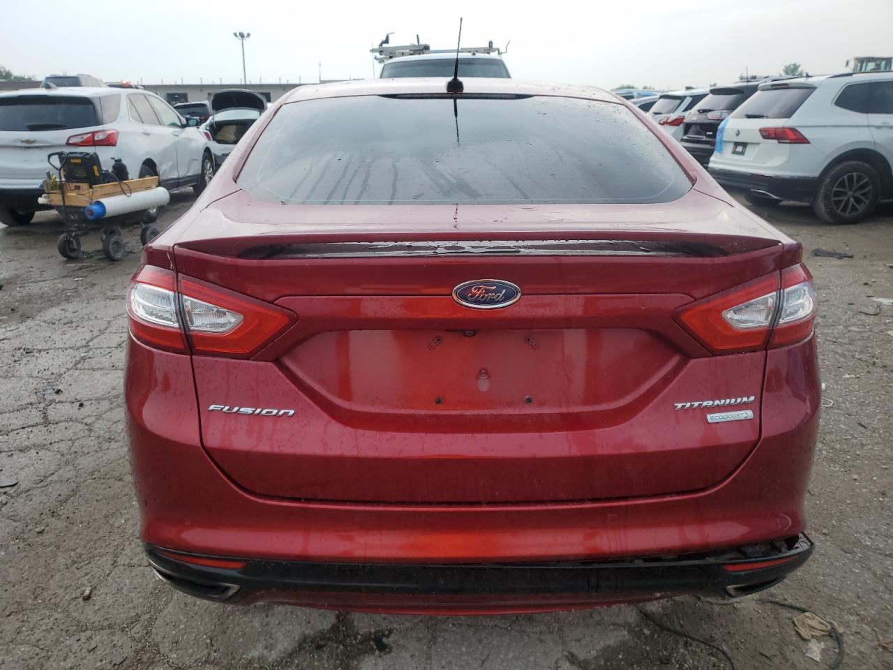 2015 Ford Fusion Titanium VIN: 3FA6P0K96FR191987 Lot: 64099485