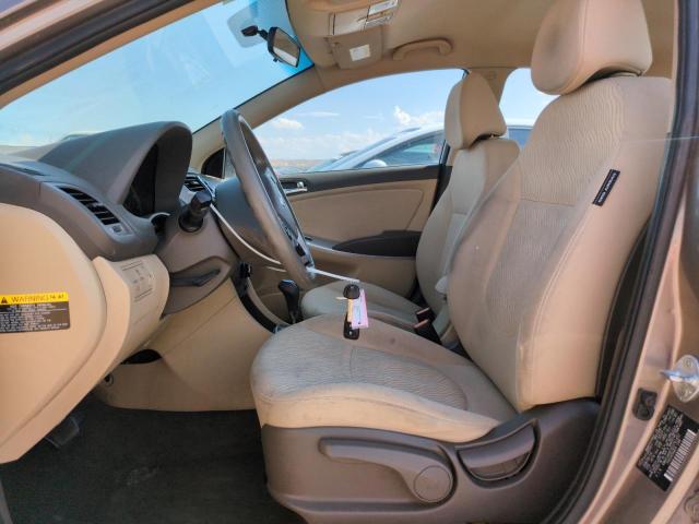  HYUNDAI ACCENT 2014 tan