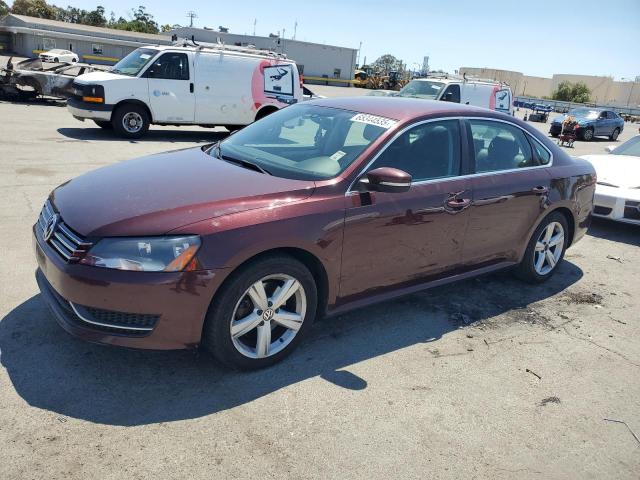  VOLKSWAGEN PASSAT 2013 Burgundy