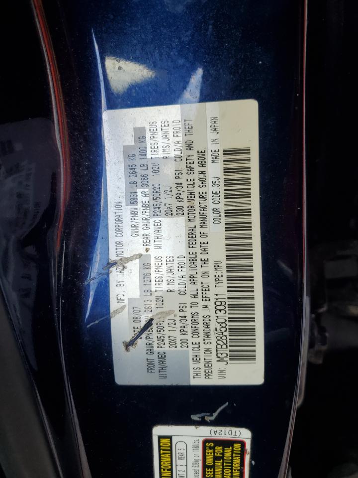 2008 Mazda Cx-9 VIN: JM3TB28A580130911 Lot: 64208225