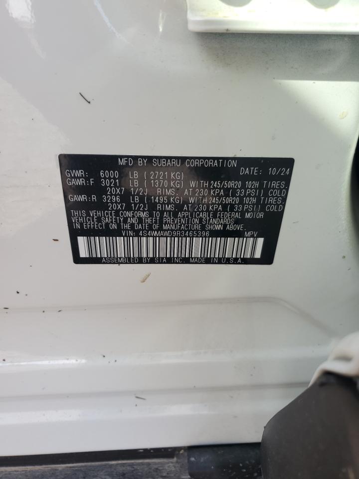 2024 Subaru Ascent Touring VIN: 4S4WMAWD9R3465396 Lot: 64492645