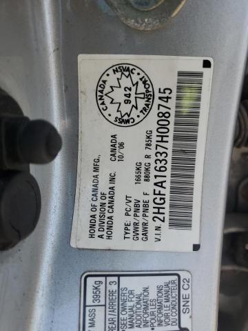 2007 HONDA CIVIC DX  