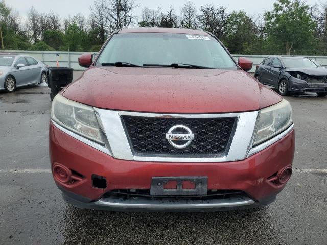  NISSAN PATHFINDER 2013 Червоний