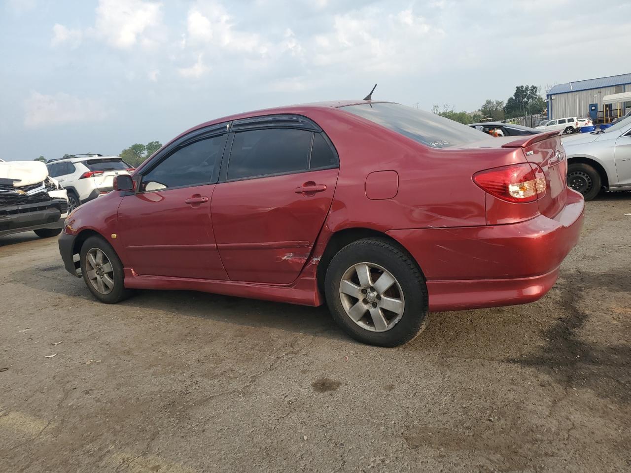2004 Toyota Corolla Ce red null gas 2T1BR32E14C224009 photo #3