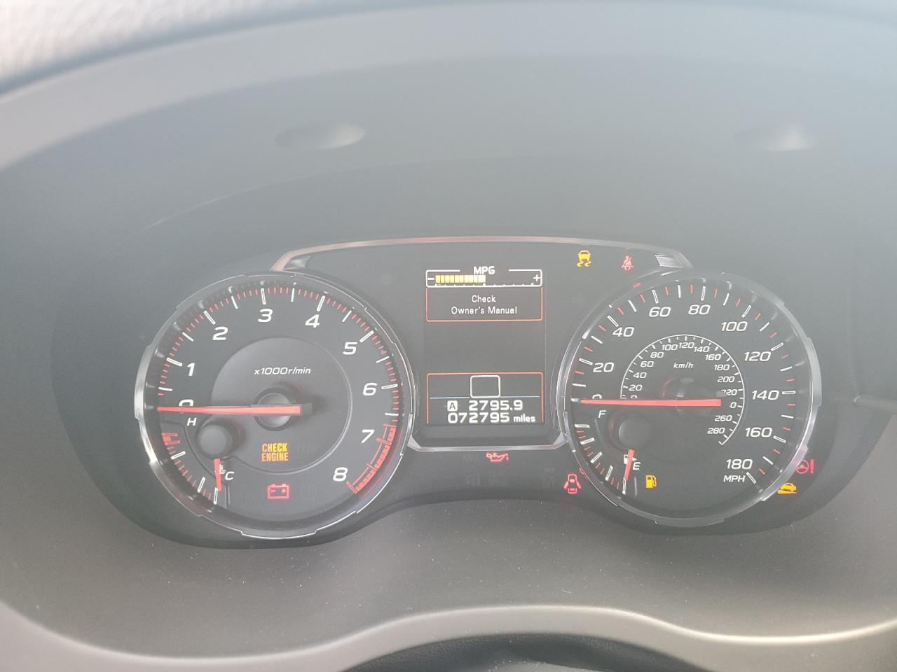 2020 Subaru Wrx Premium VIN: JF1VA1C63L9822208 Lot: 64765995
