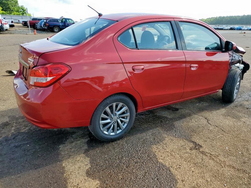  MITSUBISHI MIRAGE 2018 Czerwony
