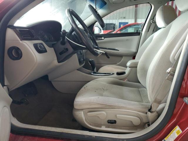  CHEVROLET IMPALA 2013 Czerwony
