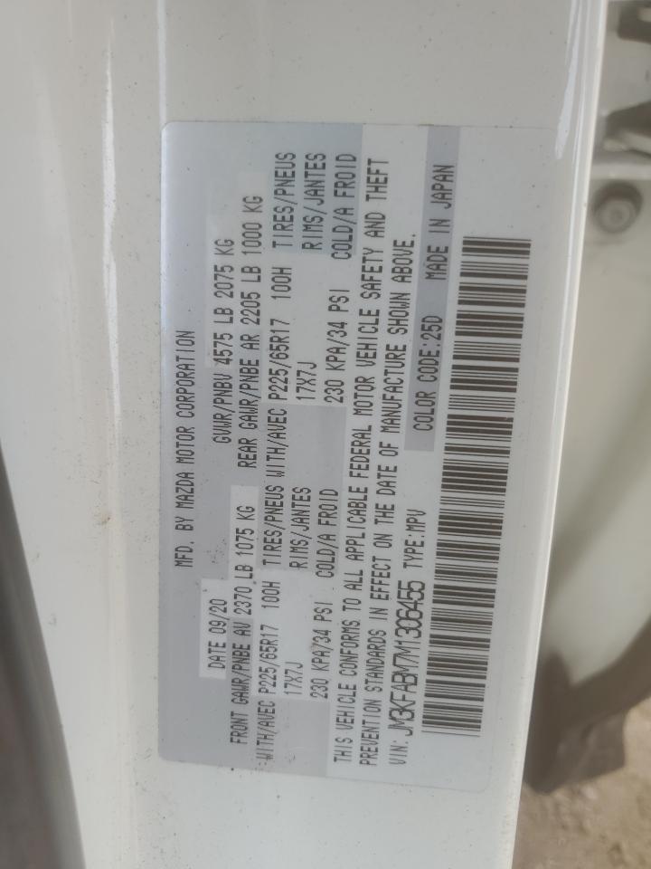 2021 Mazda Cx-5 Sport VIN: JM3KFABM7M1306455 Lot: 66111365