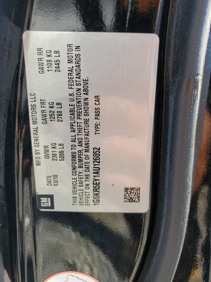 2010 Cadillac Dts Livery VIN: 1G6KR5EY1AU126052 Lot: 63485985