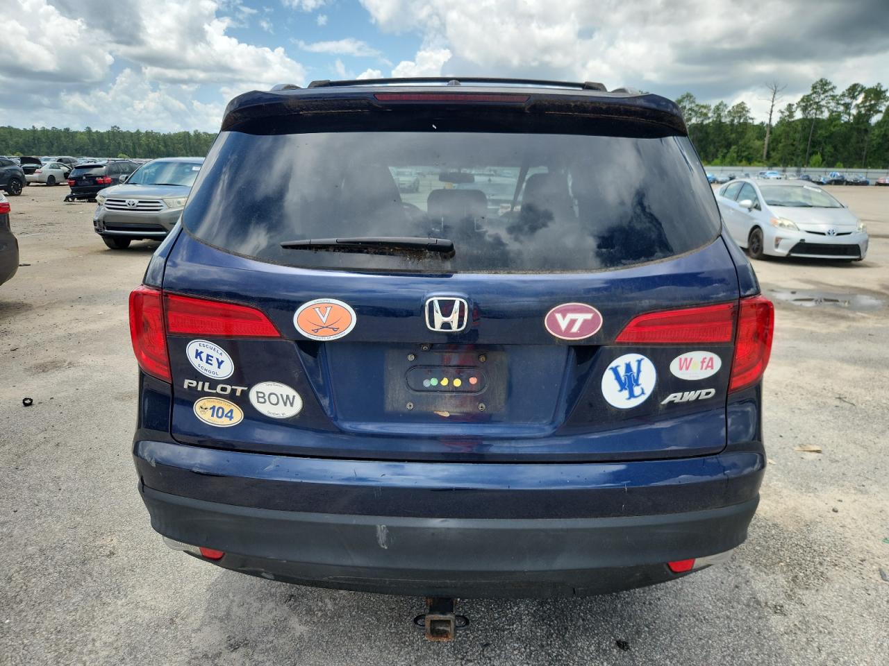 2016 Honda Pilot Exl VIN: 5FNYF6H59GB087591 Lot: 65071585