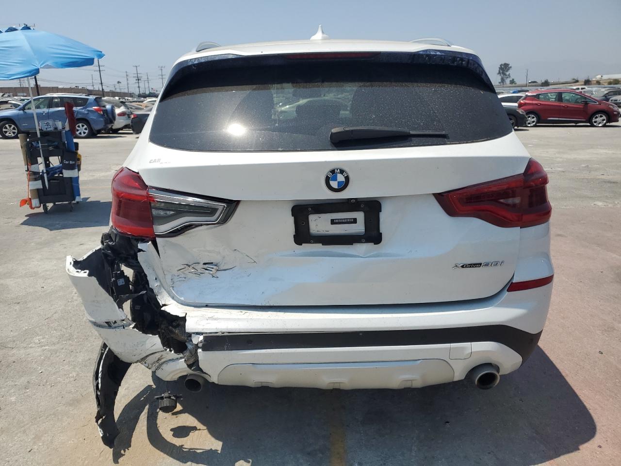 2018 BMW X3 xDrive30I VIN: 5UXTR9C56JLD66982 Lot: 64970245