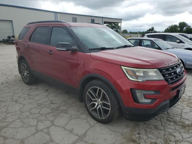 Parquets FORD EXPLORER 2017 Czerwony