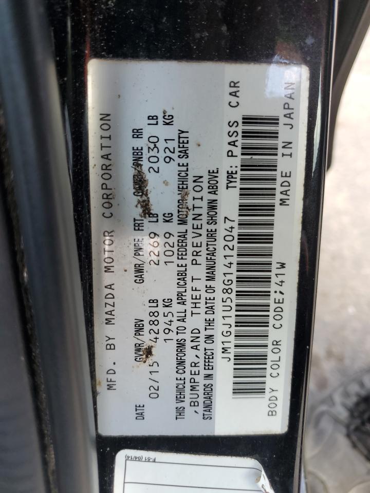 2016 Mazda 6 Sport VIN: JM1GJ1U58G1412047 Lot: 65243115