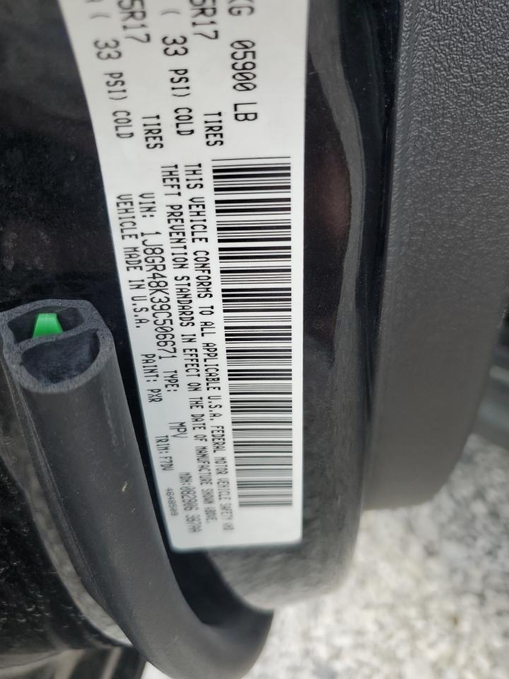 2009 Jeep Grand Cherokee Laredo VIN: 1J8GR48K39C506671 Lot: 64466725