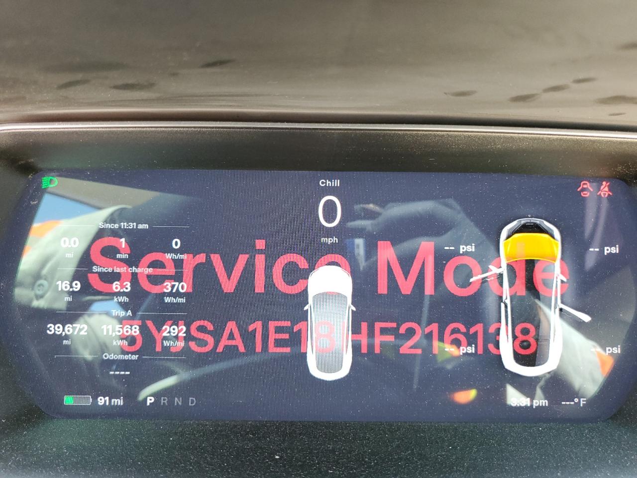 2017 Tesla Model S VIN: 5YJSA1E18HF216138 Lot: 64782545