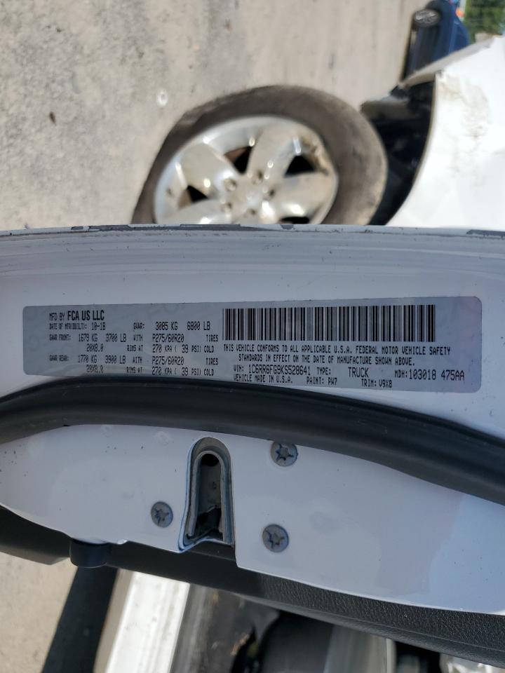 2019 Ram 1500 Classic Tradesman VIN: 1C6RR6FG9KS528641 Lot: 85927215