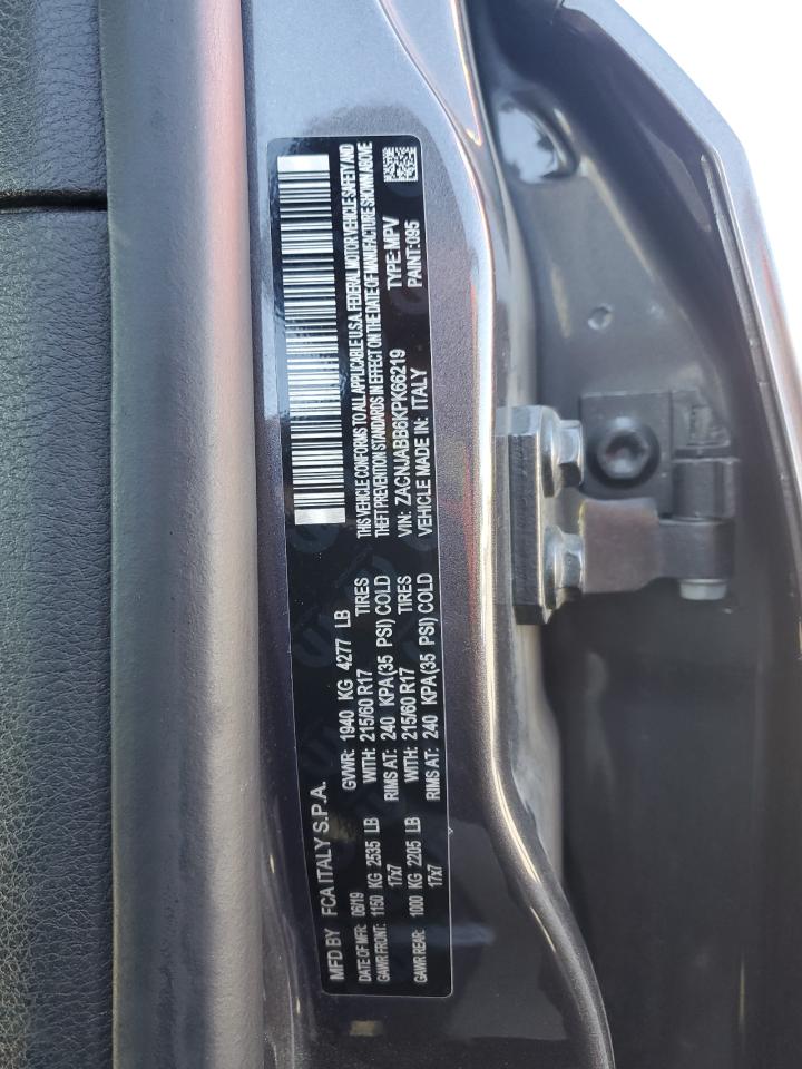2019 Jeep Renegade Latitude VIN: ZACNJABB6KPK66219 Lot: 64777815