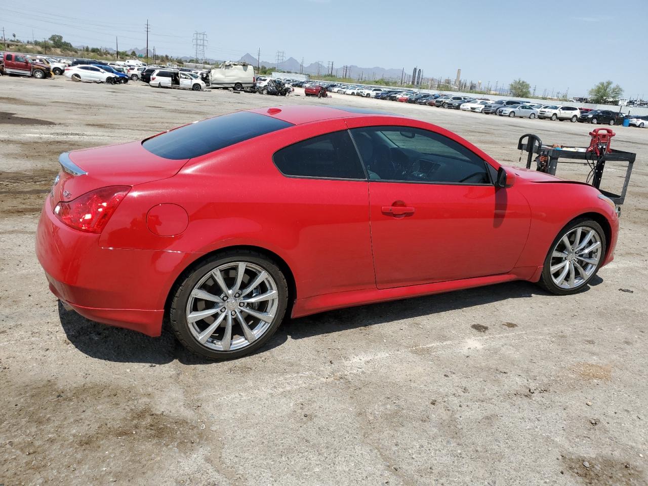 2008 Infiniti G37 Base red null gas JNKCV64E58M113906 photo #4