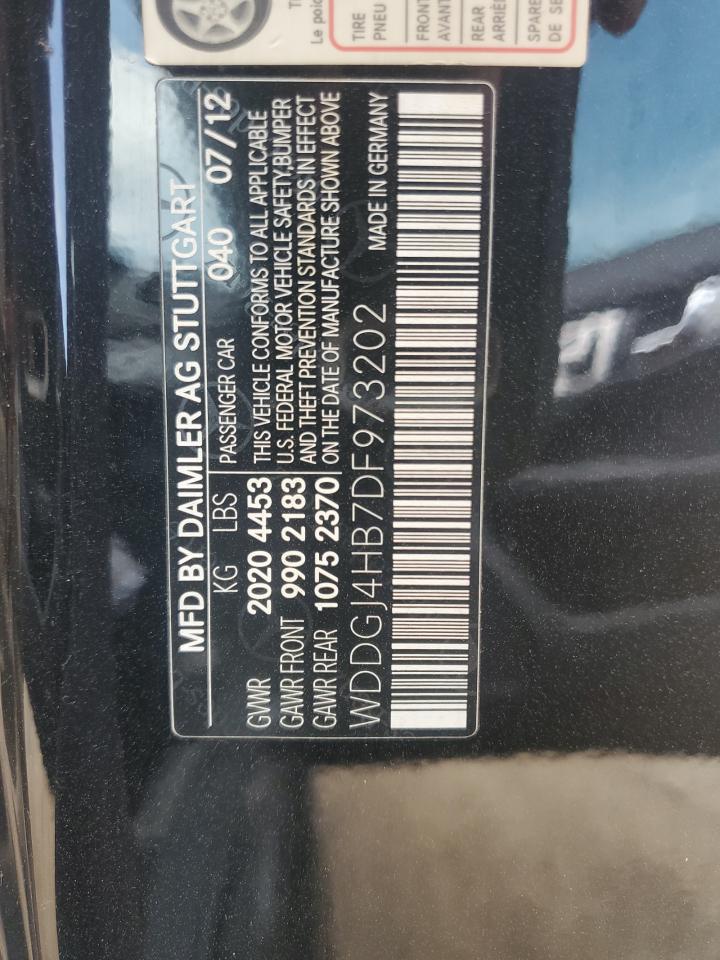 2013 Mercedes-Benz C 250 VIN: WDDGJ4HB7DF973202 Lot: 63938445