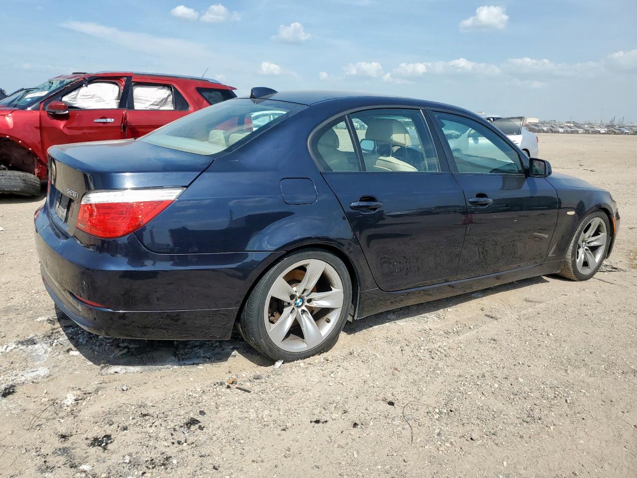 2008 BMW 528 I blue null gas WBANU535X8CT08685 photo #4
