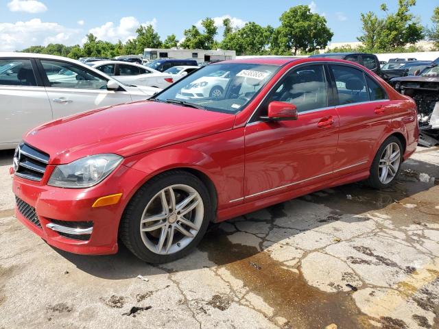 Sedans MERCEDES-BENZ C-CLASS 2014 Czerwony