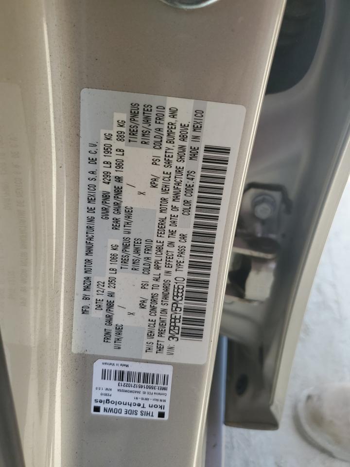 2023 Mazda 3 Premium Plus VIN: 3MZBPBEY5PM355510 Lot: 66379845