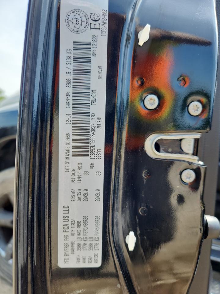 2015 Ram 1500 Sport VIN: 1C6RR7UT9FS543037 Lot: 66272875