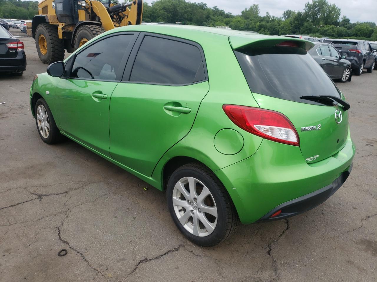 2011 Mazda Mazda2 green hatchback gas JM1DE1HZ0B0119472 photo #3