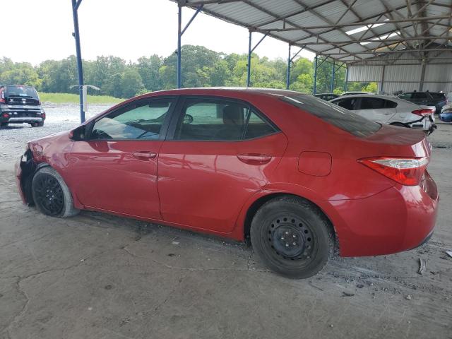  TOYOTA COROLLA 2015 Czerwony