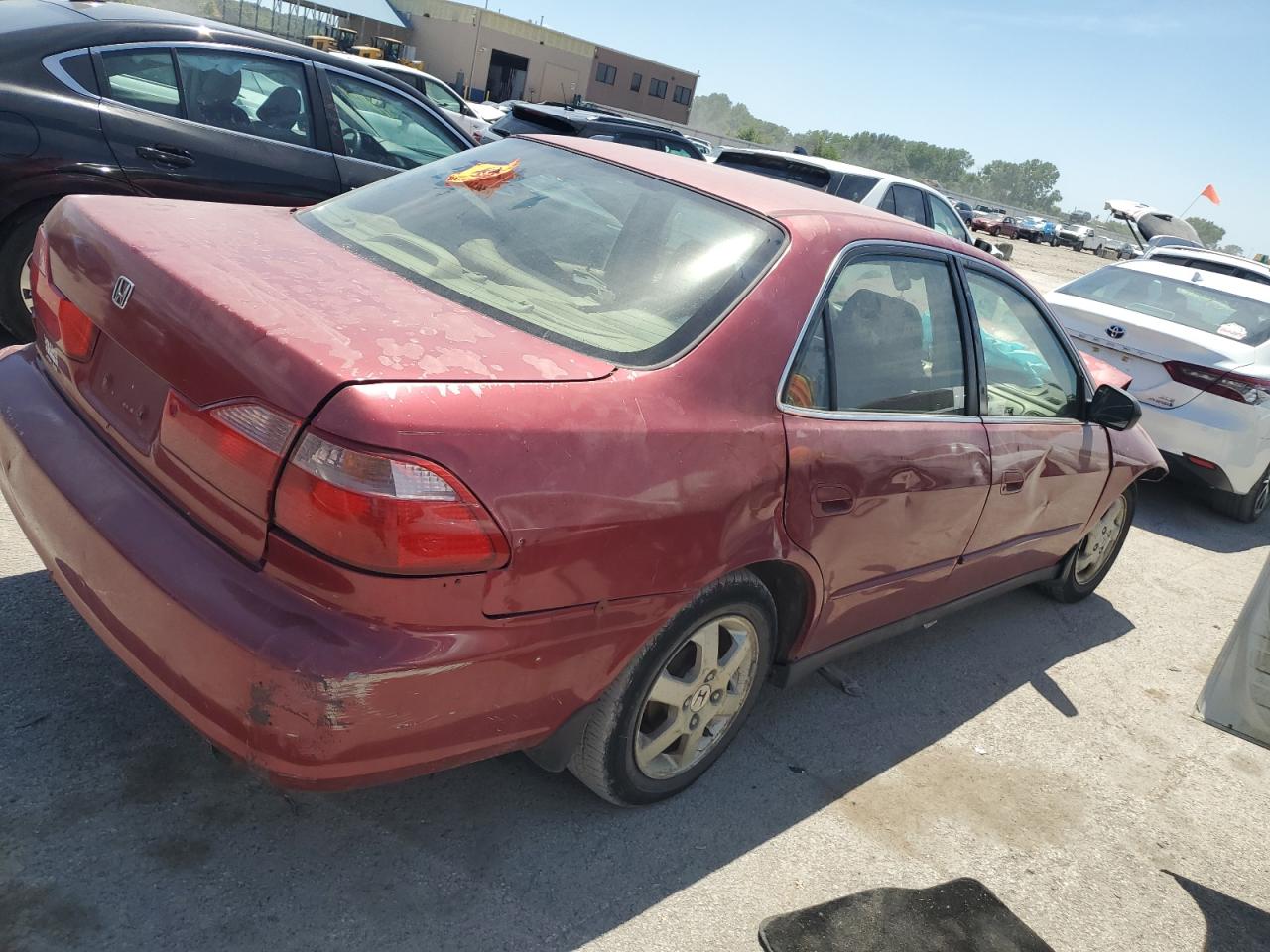 2000 Honda Accord Se red sedan gas JHMCG567XYC027791 photo #4