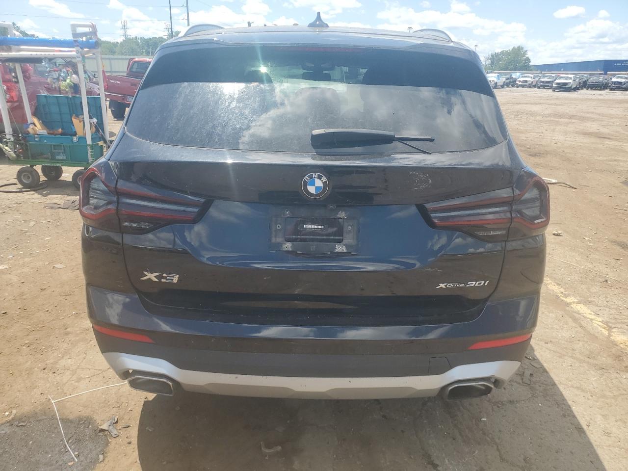 2022 BMW X3 xDrive30I VIN: 5UX53DP07N9K97439 Lot: 63067515