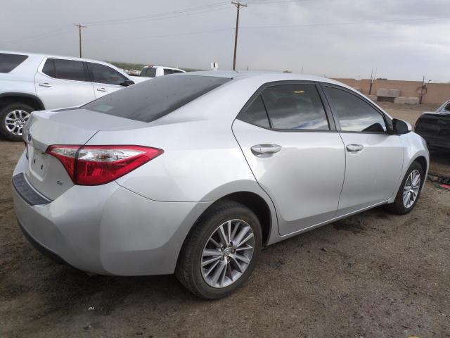  TOYOTA COROLLA 2015 Srebrny
