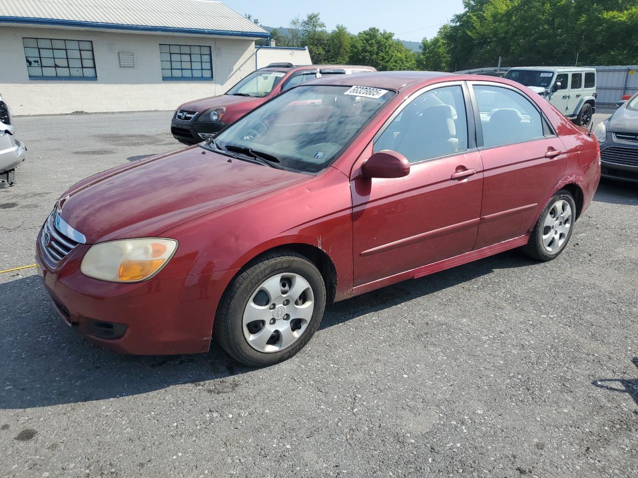 2007 Kia Spectra Ex VIN: KNAFE121275421266 Lot: 66328805