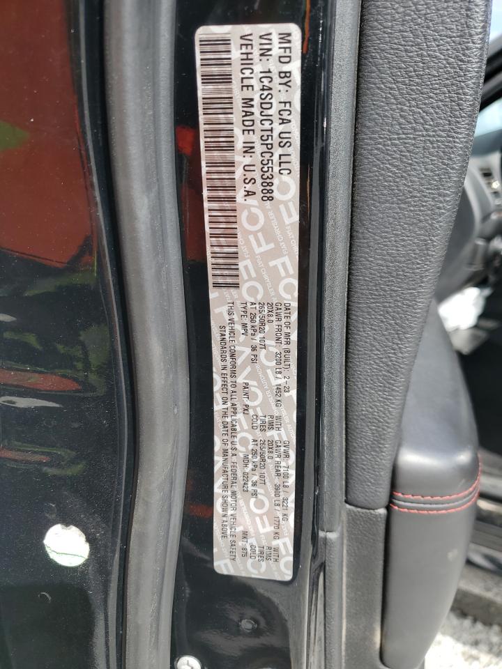 2023 Dodge Durango R/T VIN: 1C4SDJCT5PC553888 Lot: 65234165