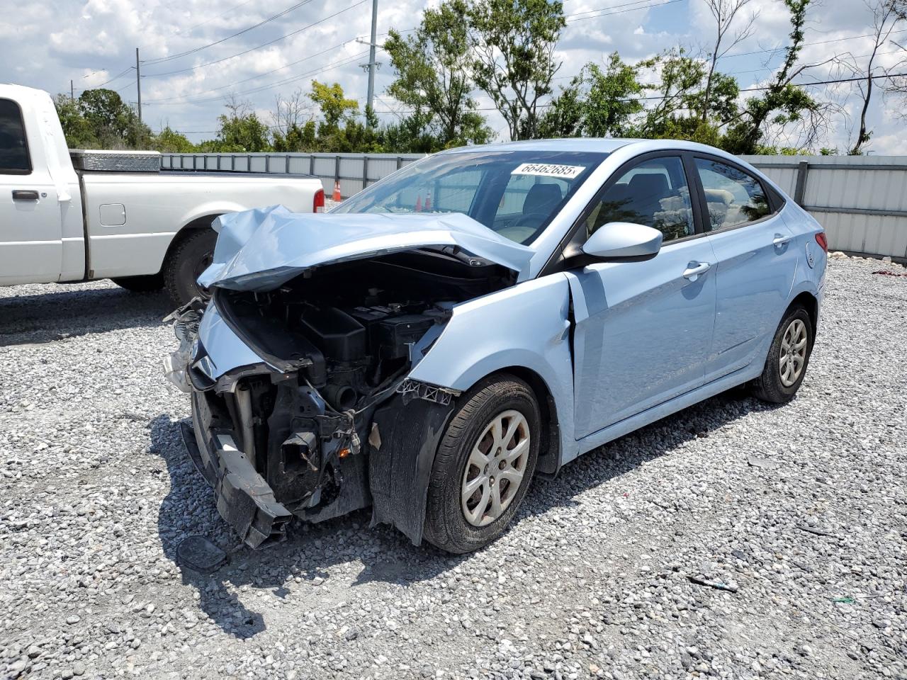 2012 Hyundai Accent Gls VIN: KMHCT4AE7CU189728 Lot: 66462685
