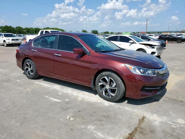 Sedans HONDA ACCORD 2016 Burgundy