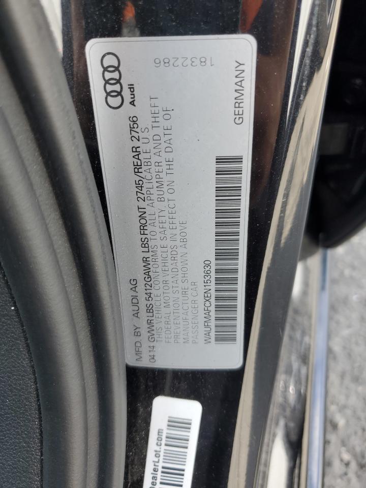 2014 Audi A6 Premium Plus VIN: WAUFMAFCXEN153630 Lot: 61623235