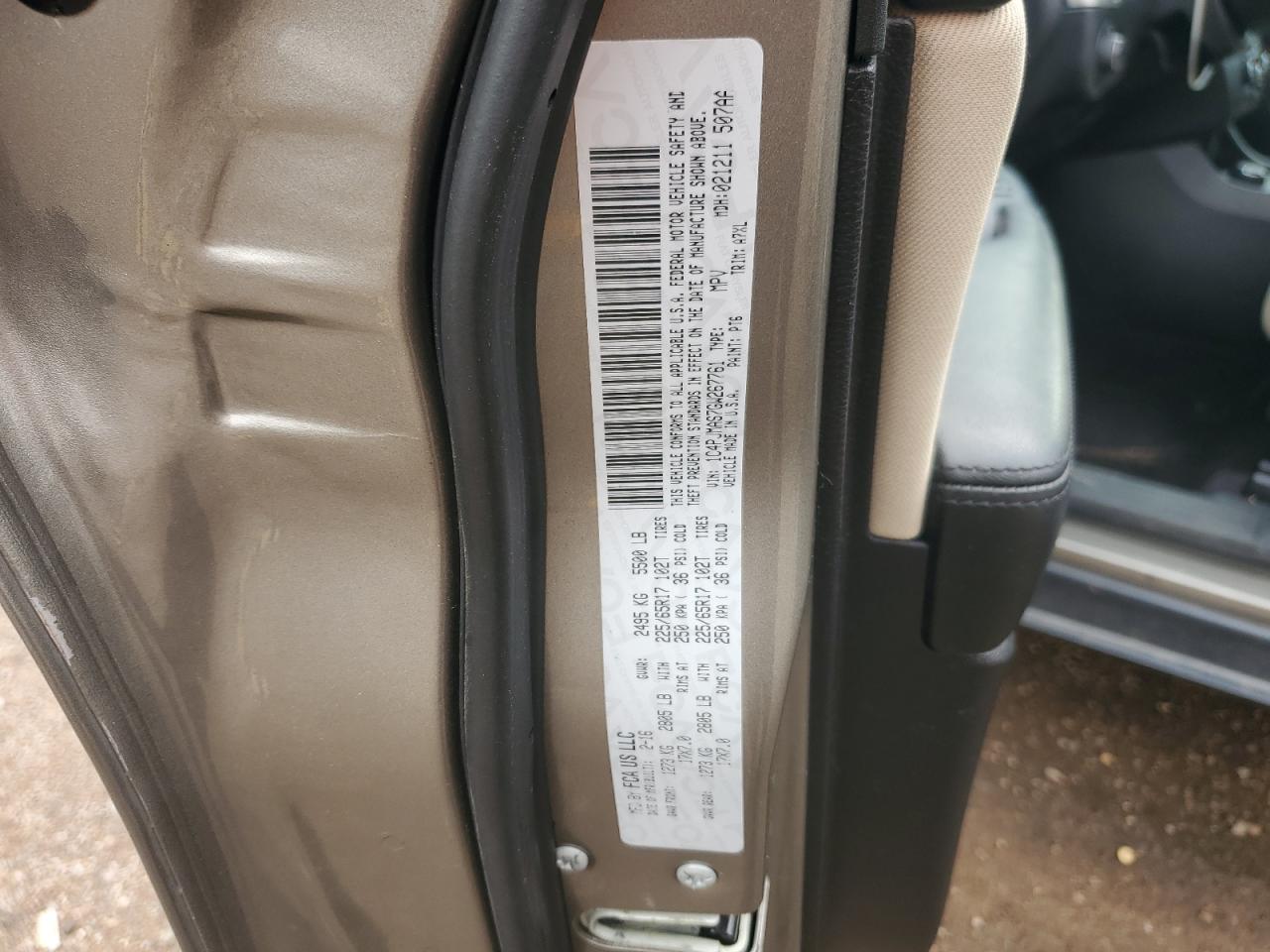 2016 Jeep Cherokee Sport VIN: 1C4PJMAS7GW267761 Lot: 66961165