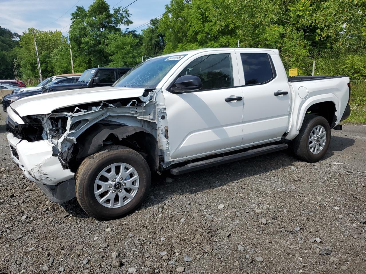 ウェッソン ホワイト×ブラック T5 2023 TOYOTA TACOMA CREW CAB | 3TYAZ5CN6PT042540