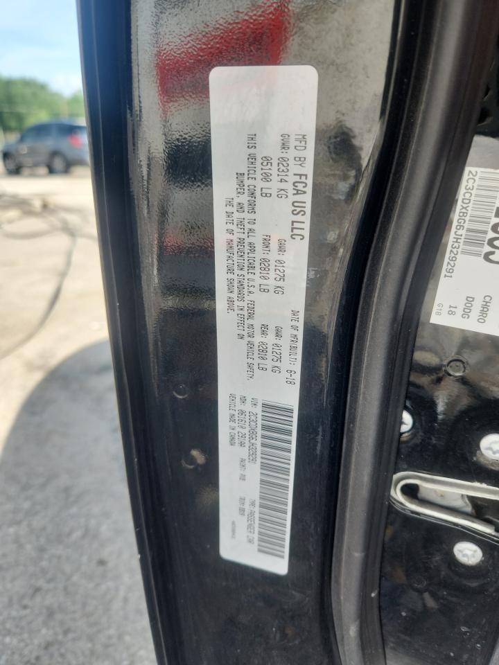 2018 Dodge Charger Sxt VIN: 2C3CDXBG6JH329291 Lot: 62415665