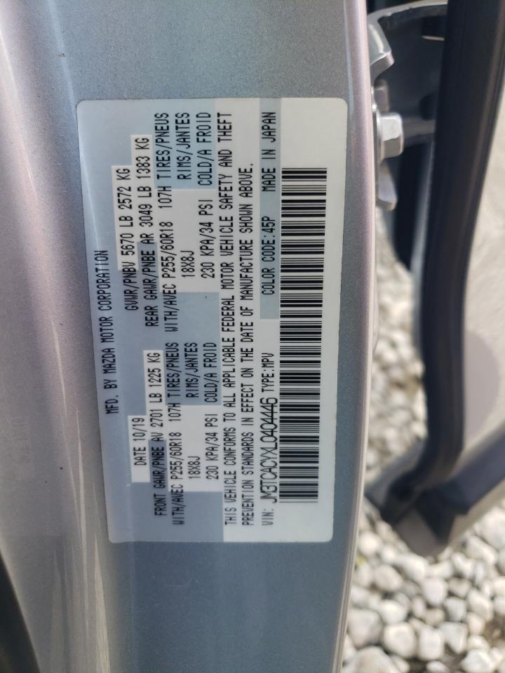 2020 Mazda Cx-9 Touring VIN: JM3TCACYXL0404446 Lot: 66234575