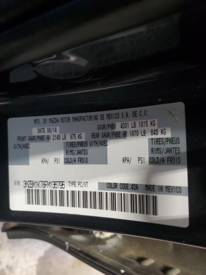 2015 Mazda 3 Sport VIN: 3MZBM1K78FM136795 Lot: 64354905